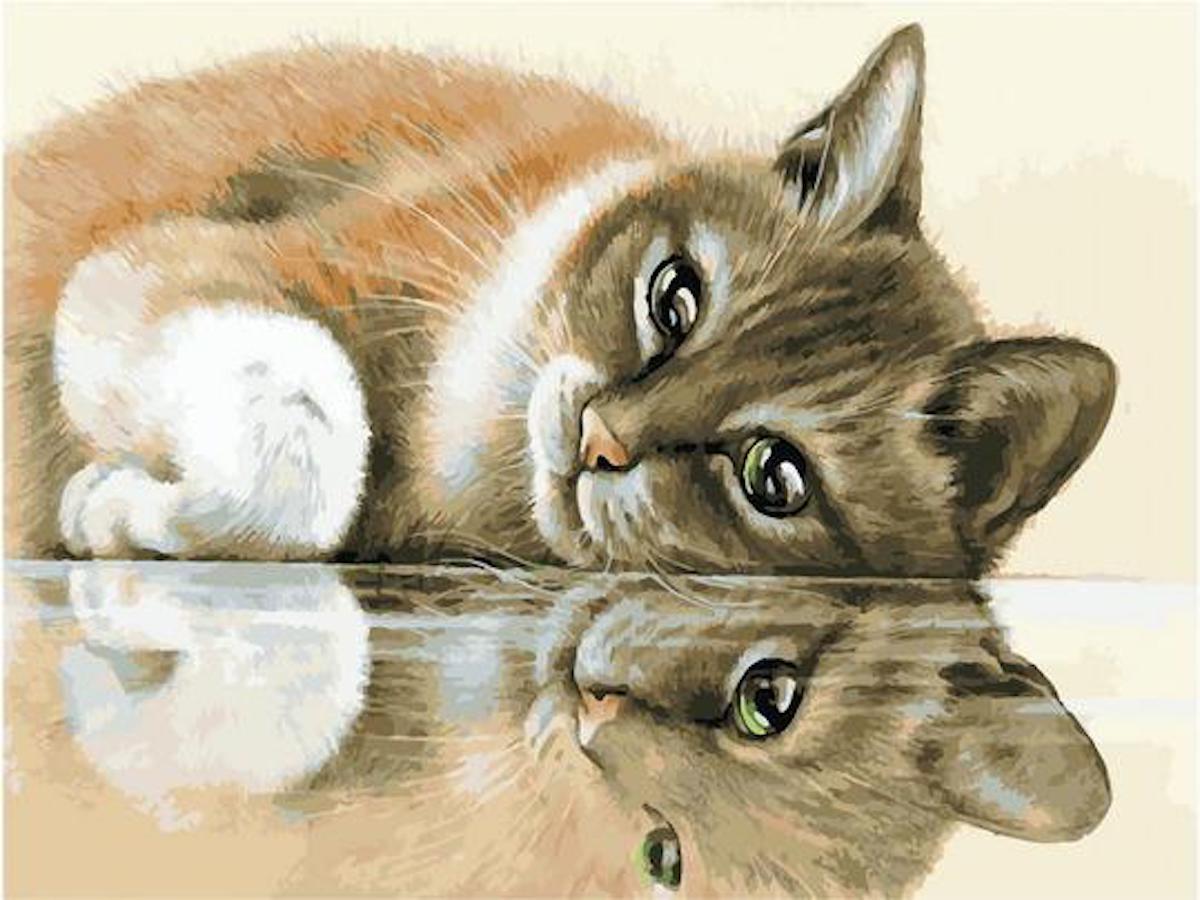 фото кошек нарисованных красиво