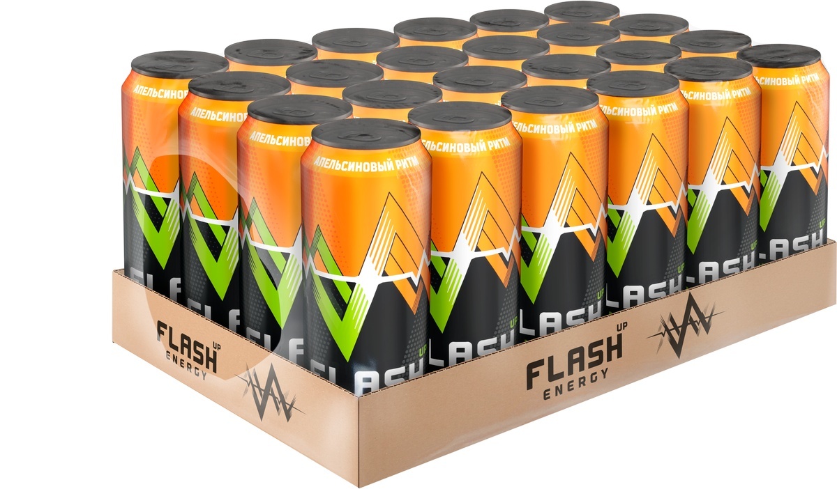 Flash up Energy апельсиновый ритм