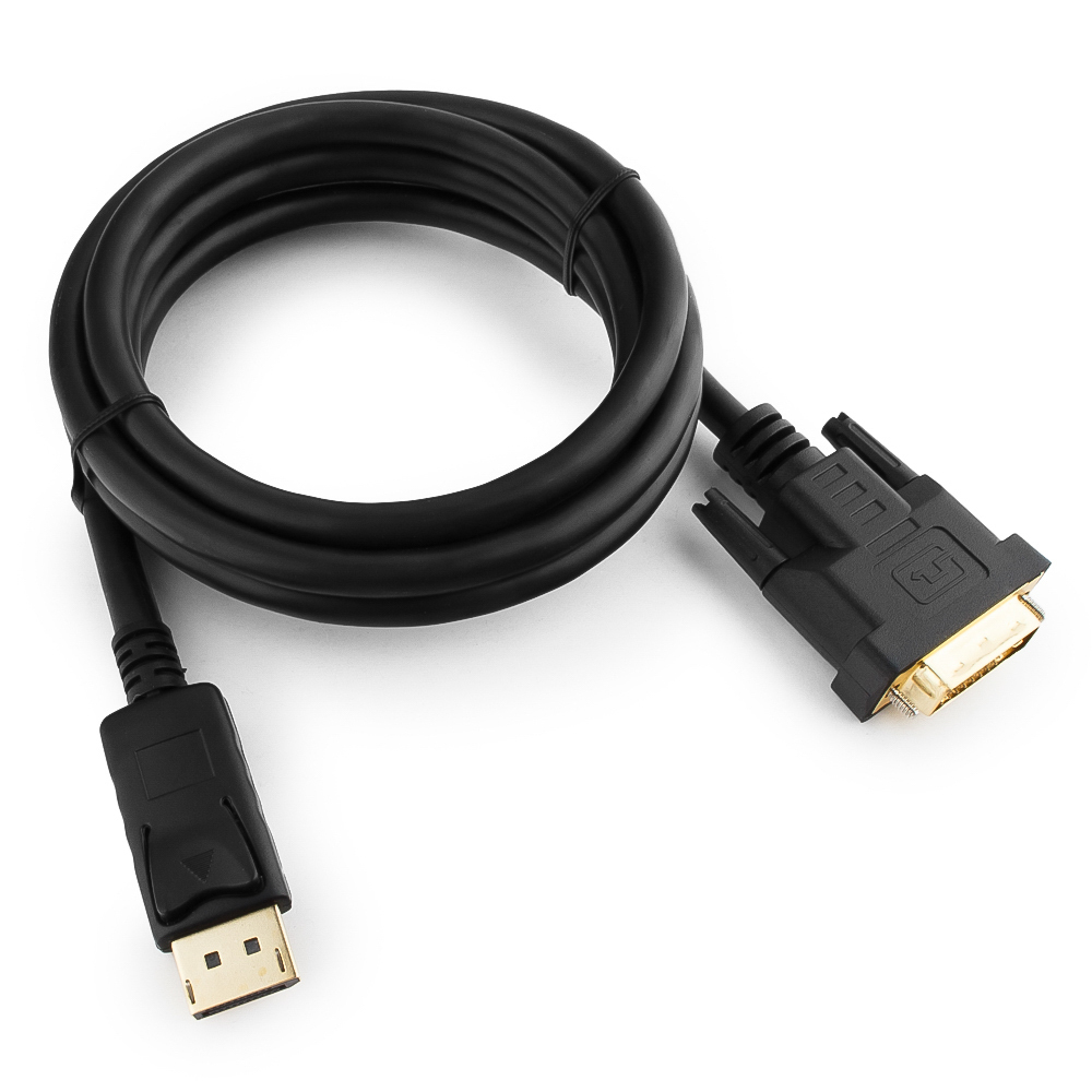 КабельDisplayPort-DVI,20М/25М,1,8м,черный,Cablexpert