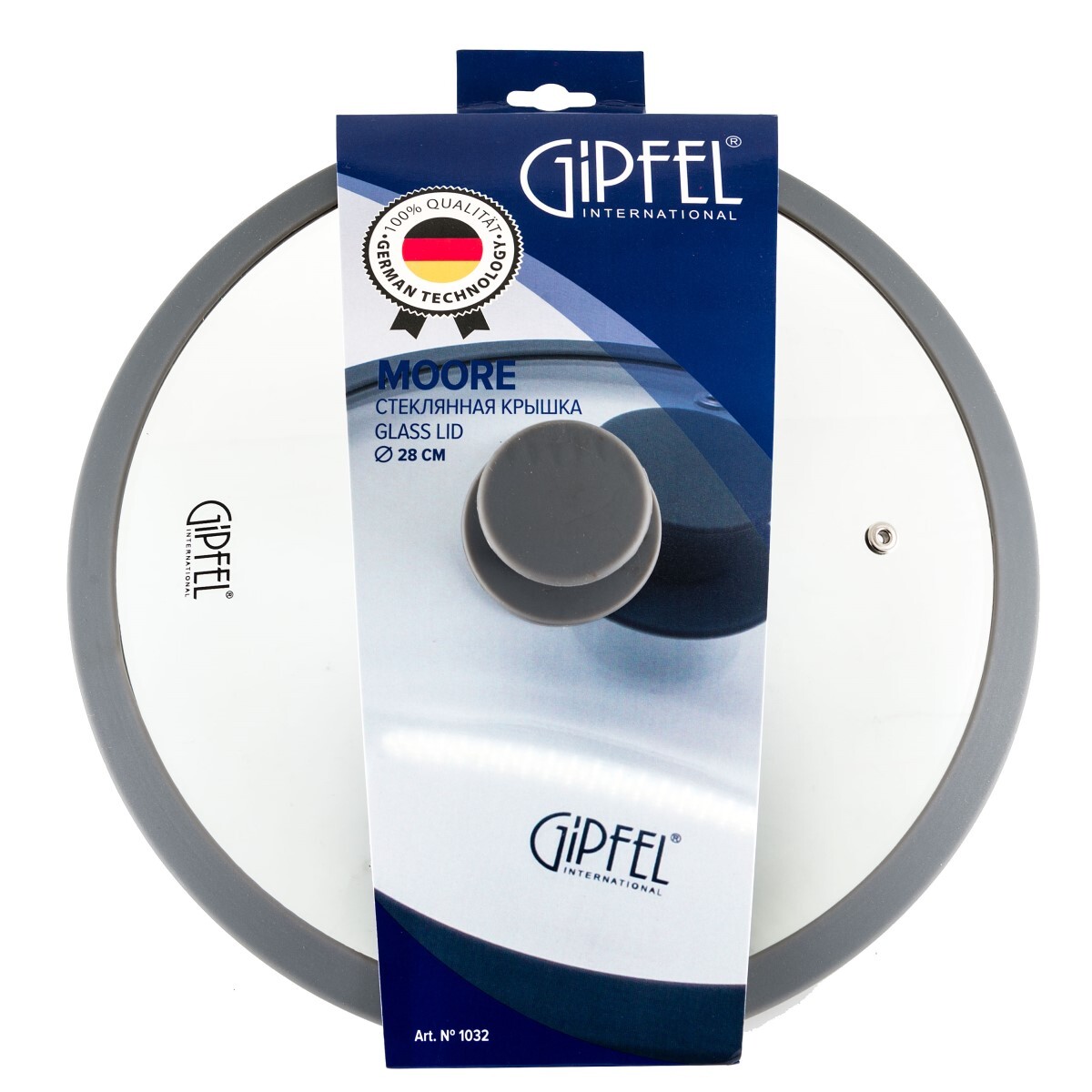 Крышка стеклянная GIPFEL 1032 MOORE 28см