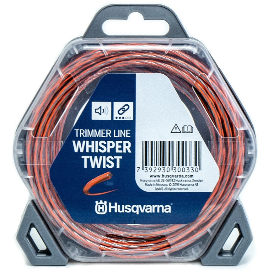 для триммера  для травы бесшумная Whisper Twist, 2.0 мм/112 .