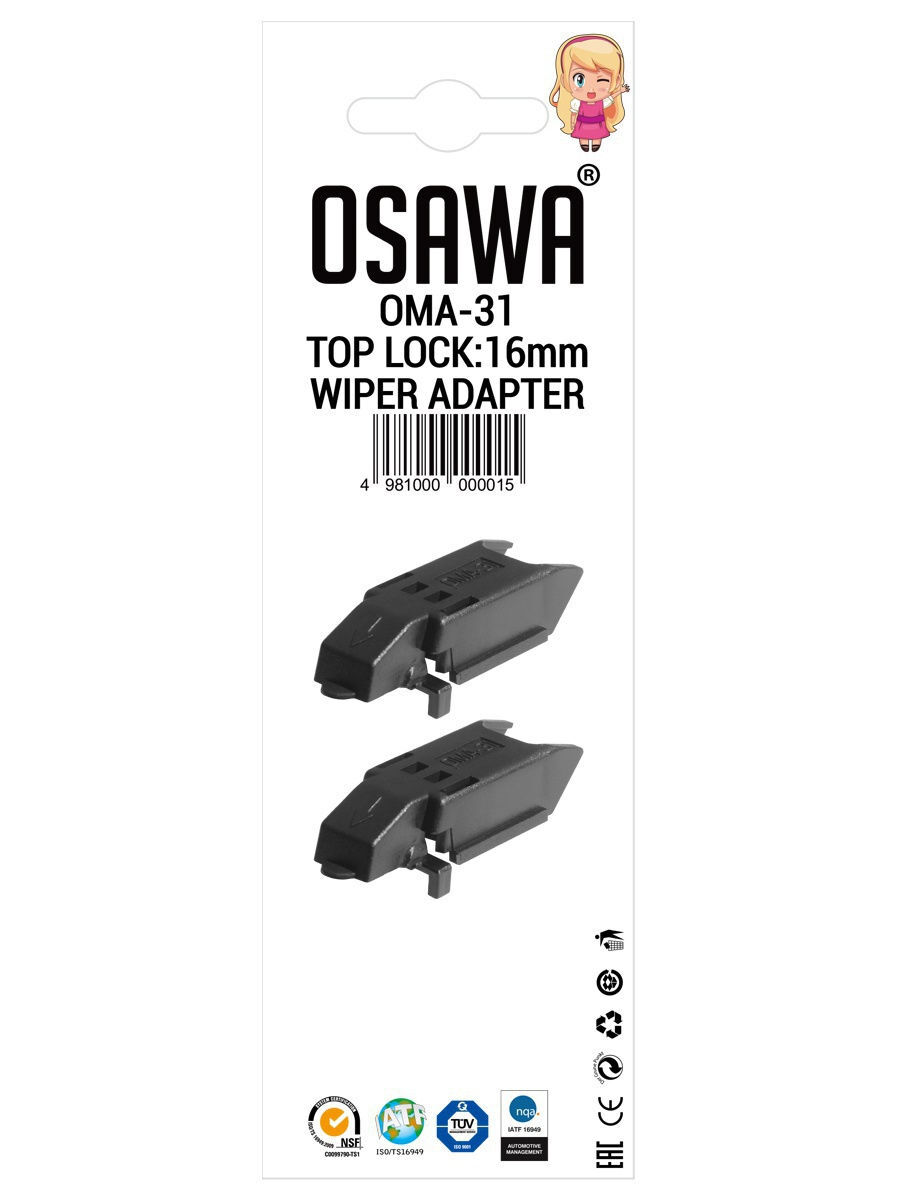 OsawaKM11/OMA31адаптерVATL5.1(Duster/Captur/Arkana/Terrano)2шт.