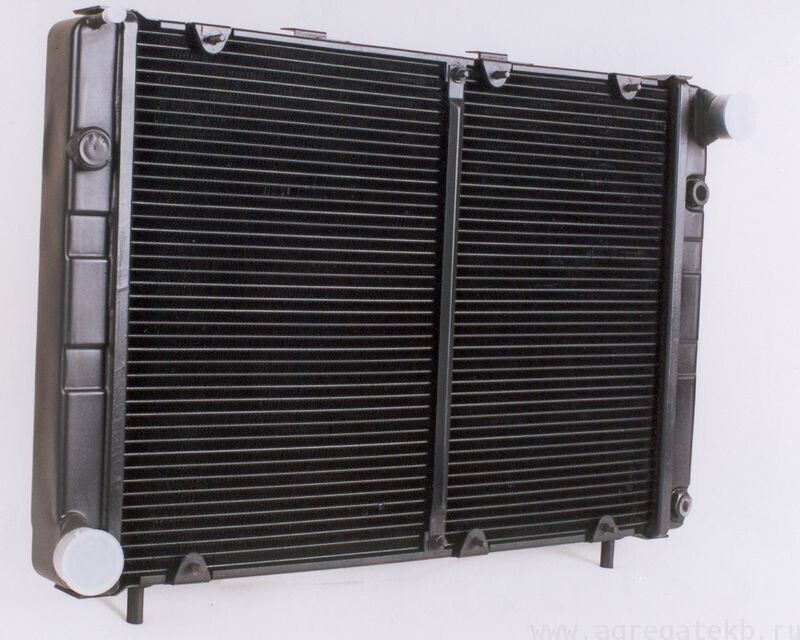 Радиатор системы охлаждения ГАЗель (медный) 2-х рядный с ушами "ШААЗ ...