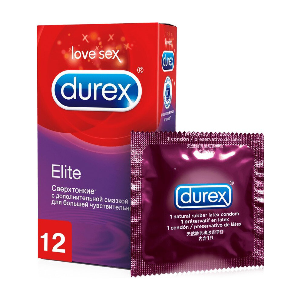 Сверхтонкие презервативы Durex Elite 12 шт — купить в интернет магазине Ozon с быстрой доставкой 9885