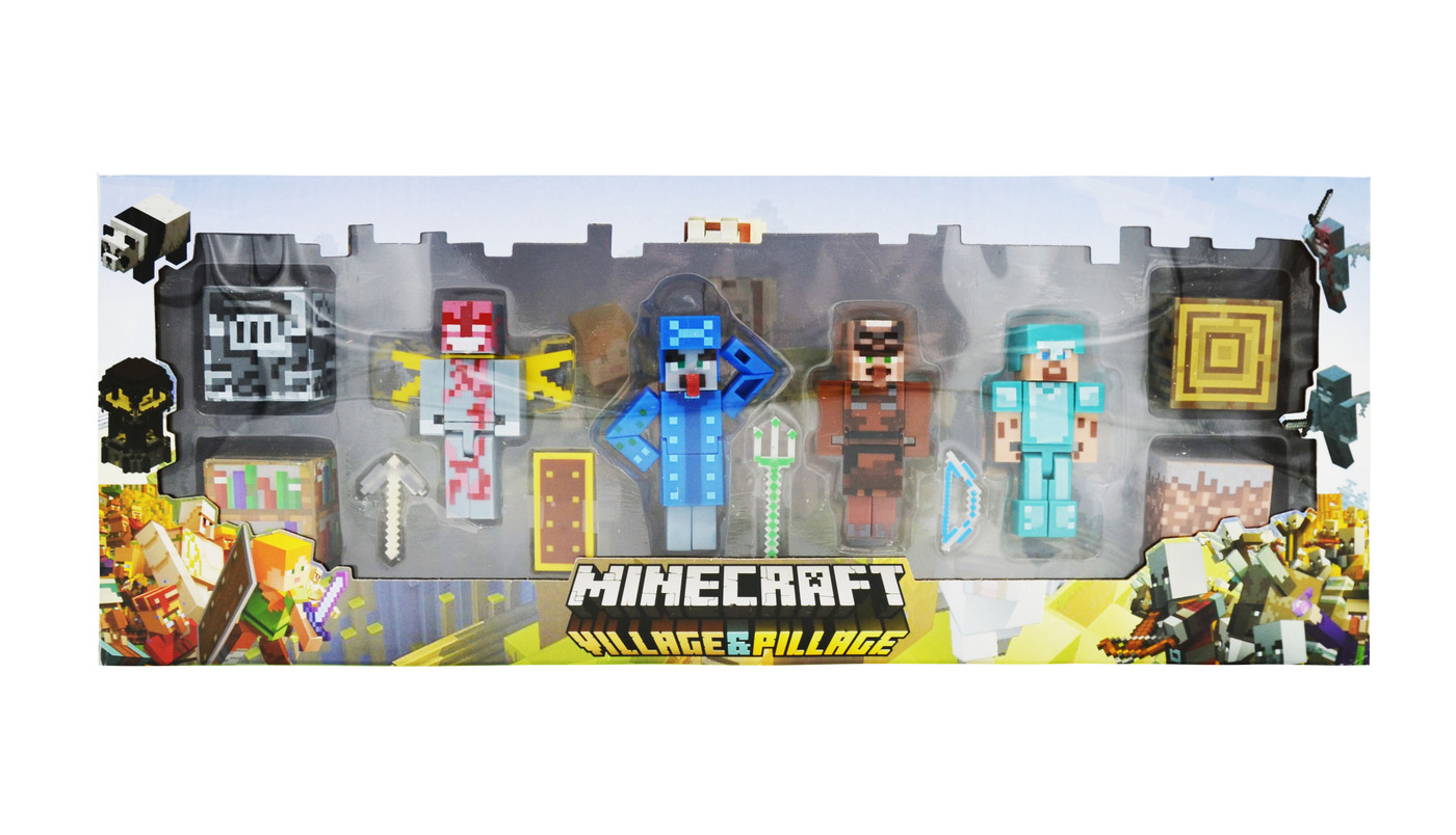Игровой набор Майнкрафт из 4 фигурок Maincraft Village Vex — купить в ...