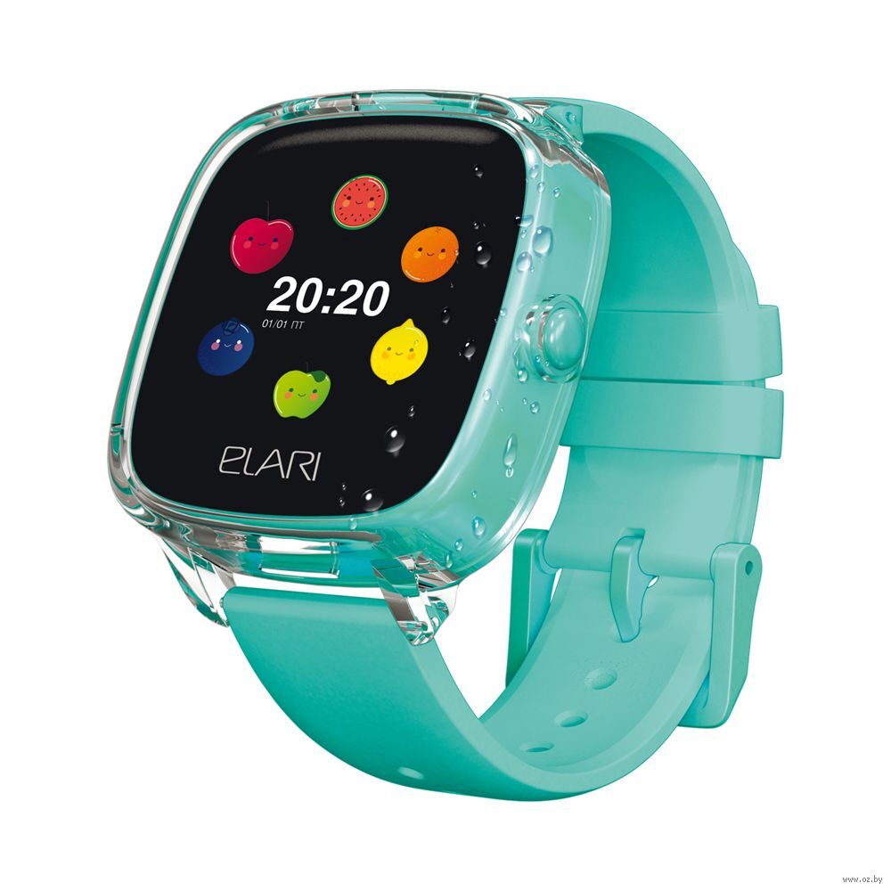 Детские смарт-часы Elari KIDPHONE Fresh Green/Green