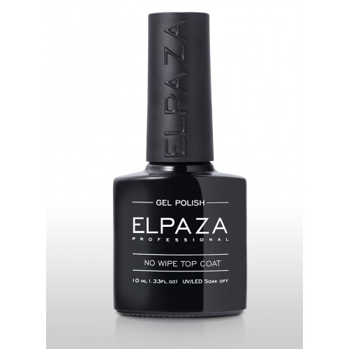 Elpaza No Wipe Top Coat - Топ глянцевый без липкости для гель-лака, 10 мл