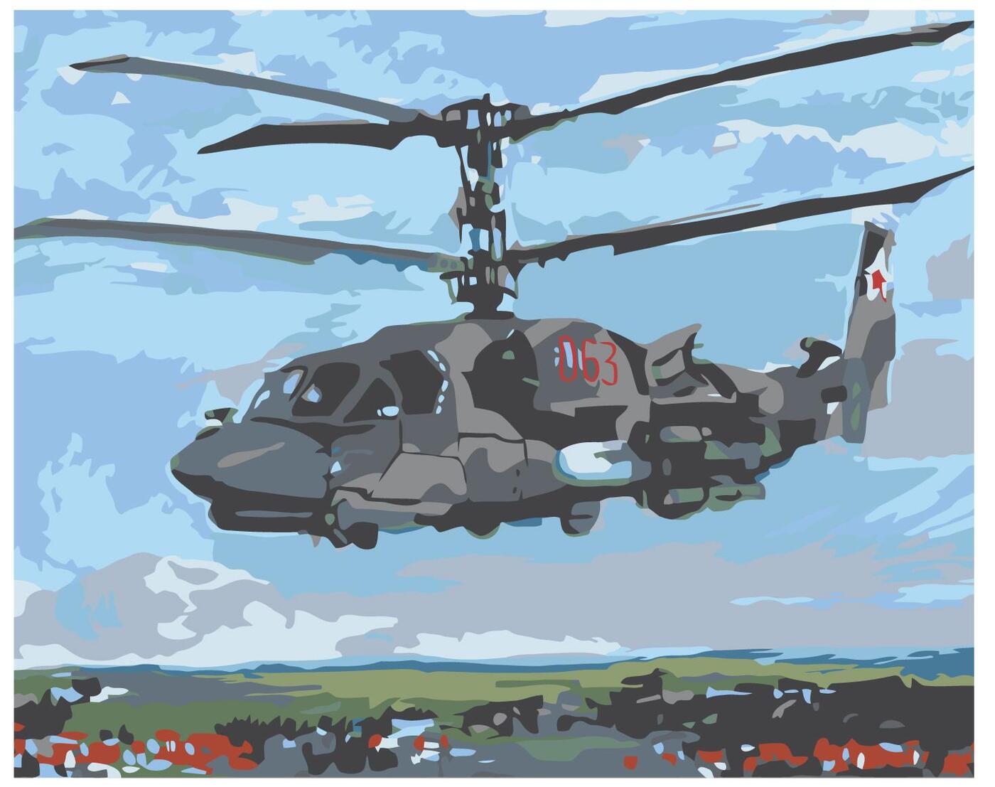 Вертолеты в живописи