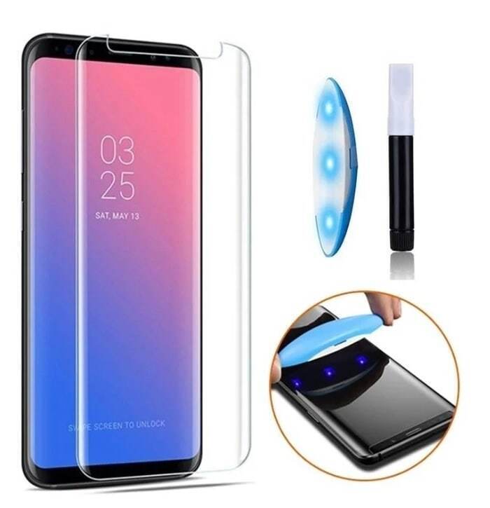 Защитное стекло с ультрафиолетовым клеем для Samsung S9 для Самсунг ...
