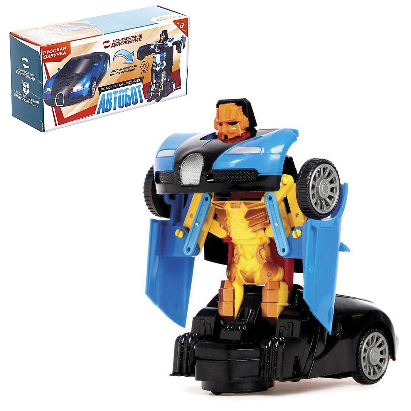 Робот-игрушка WOOW TOYS "Автобот", трансформируется, световые эффекты ...