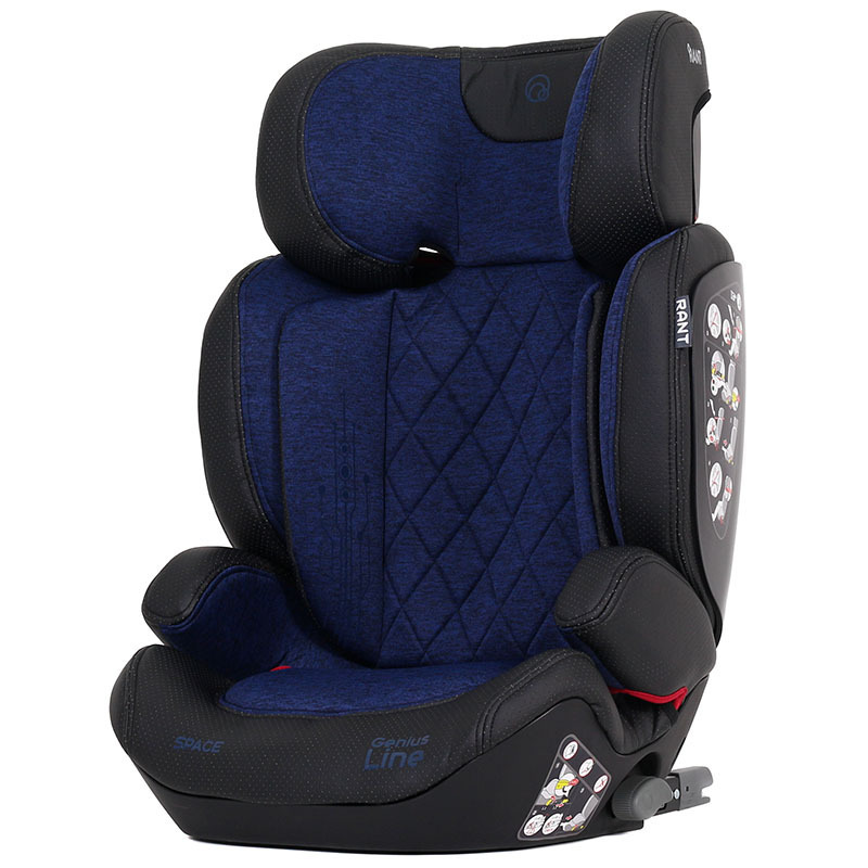 Автокресло детское Rant Space Genius Line Isofix группа 2/3 от 3 до 12 ...