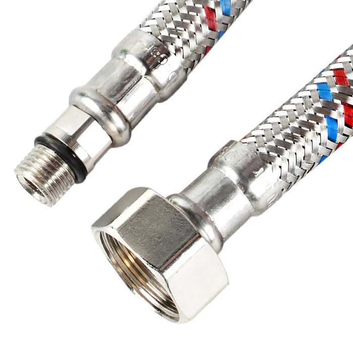 Гибкая подводка для воды Equation, 1/2\", М8 ,штуцер-гайка, 100 см ...