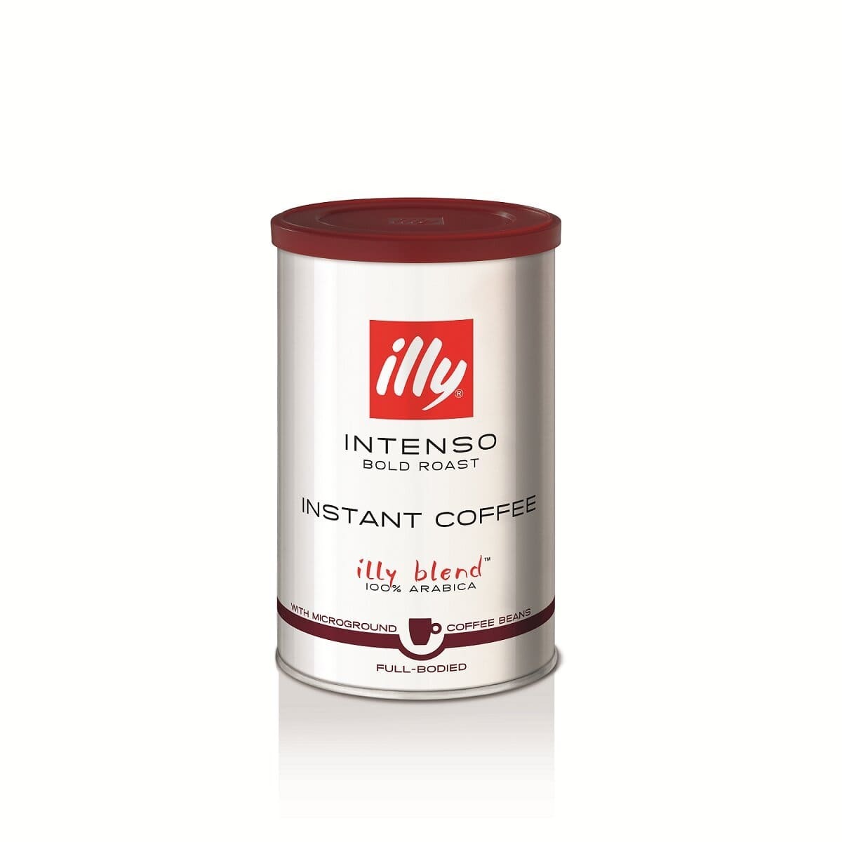 Кофе растворимый illy Intenso, сублимированный, с добавлением молотого, банка 95 г (арабика 100%)