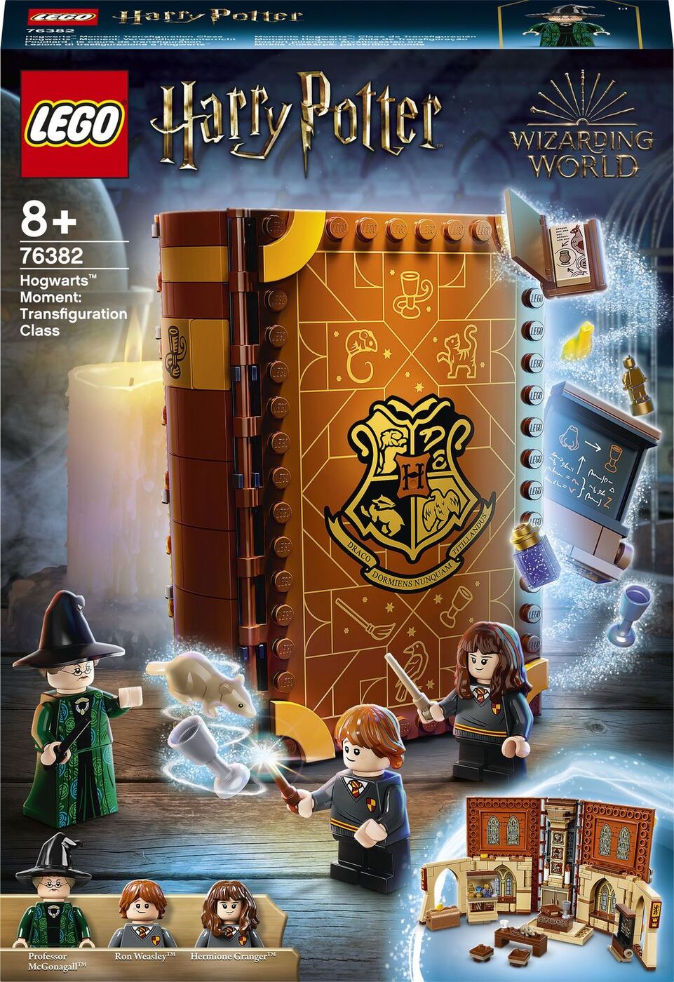 Конструктор LEGO Harry Potter Учёба в Хогвартсе: Урок трансфигурации, 241  деталь, 8+, 76382 - купить с доставкой по выгодным ценам в  интернет-магазине OZON (216987579)