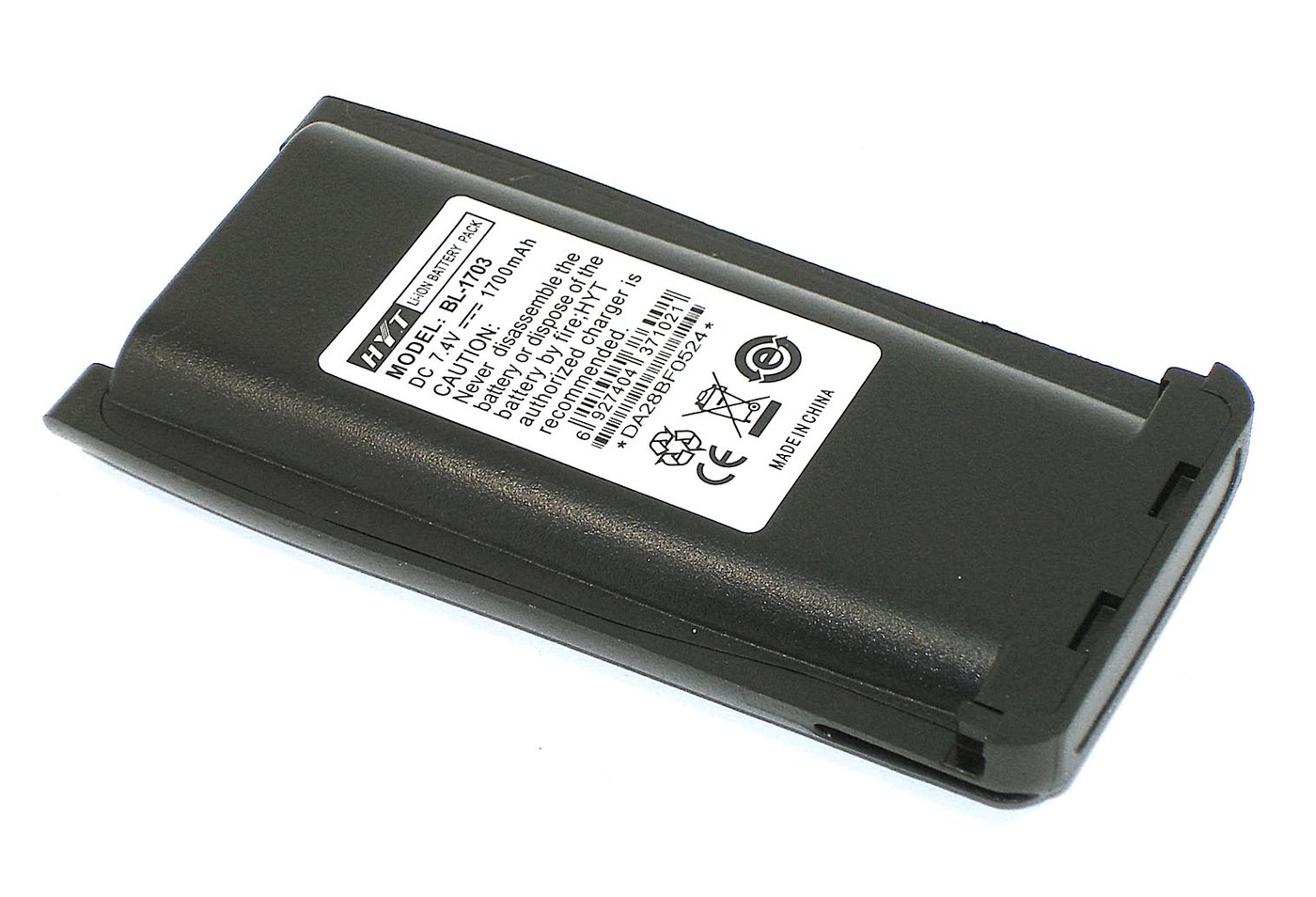 Аккумулятордлярации,радиостанцииHyteraHYTTC-700,TC-780(BL1703)1700mAh,7.4VLi-ion