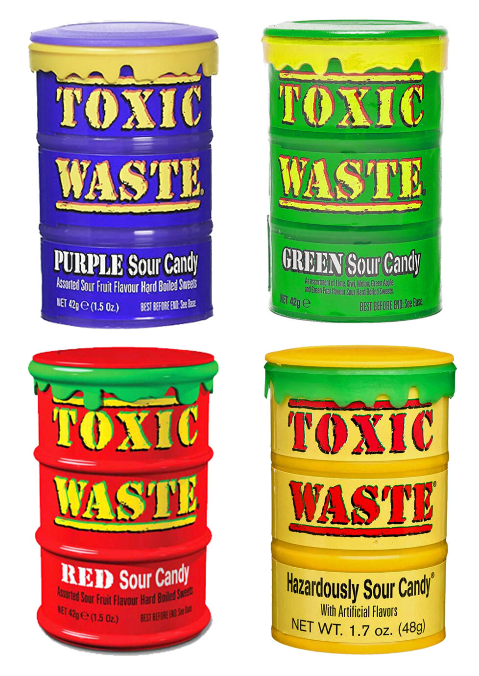Кислые конфеты Toxic waste