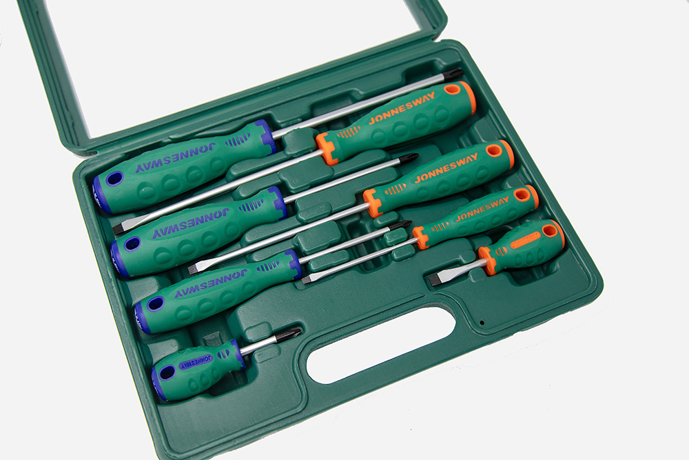отвертки джонсвей. набор ударных отверток джонсвей. набор отверток jonnesway d70105sc. набор ударных отверток jonnesway d70105sc. отвертки джонсвей.