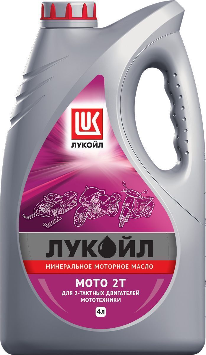 ЛУКОЙЛ (LUKOIL) МОТО 2T Не подлежит классификации по SAE Масло моторное, Минеральное, 4 л