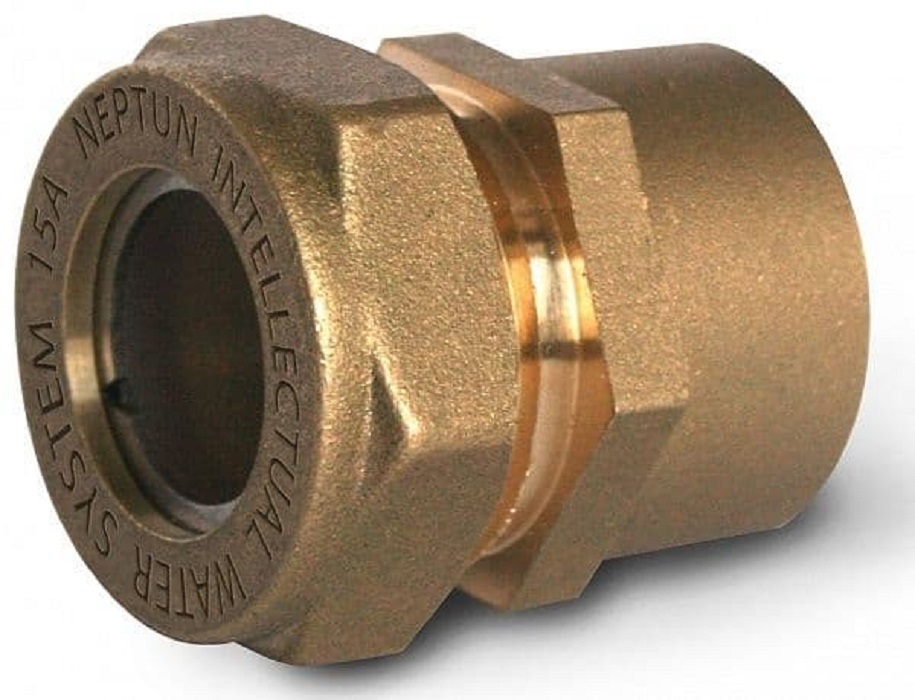 Муфта Stahlmann обжимная латунная разъемная 20х3/4\" EF ВР для ...