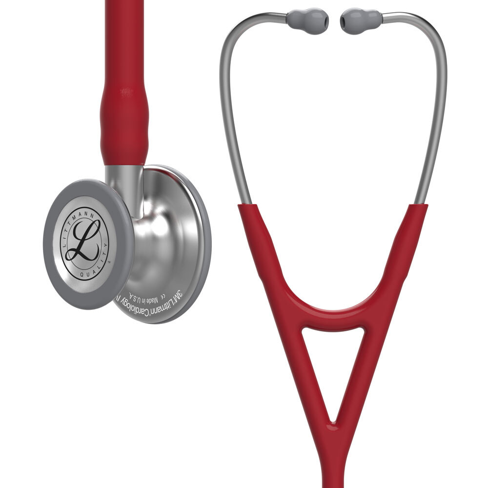 Стетоскоп Littmann Cardiology IV, трубка цвета бургунди, 69 см, 6184