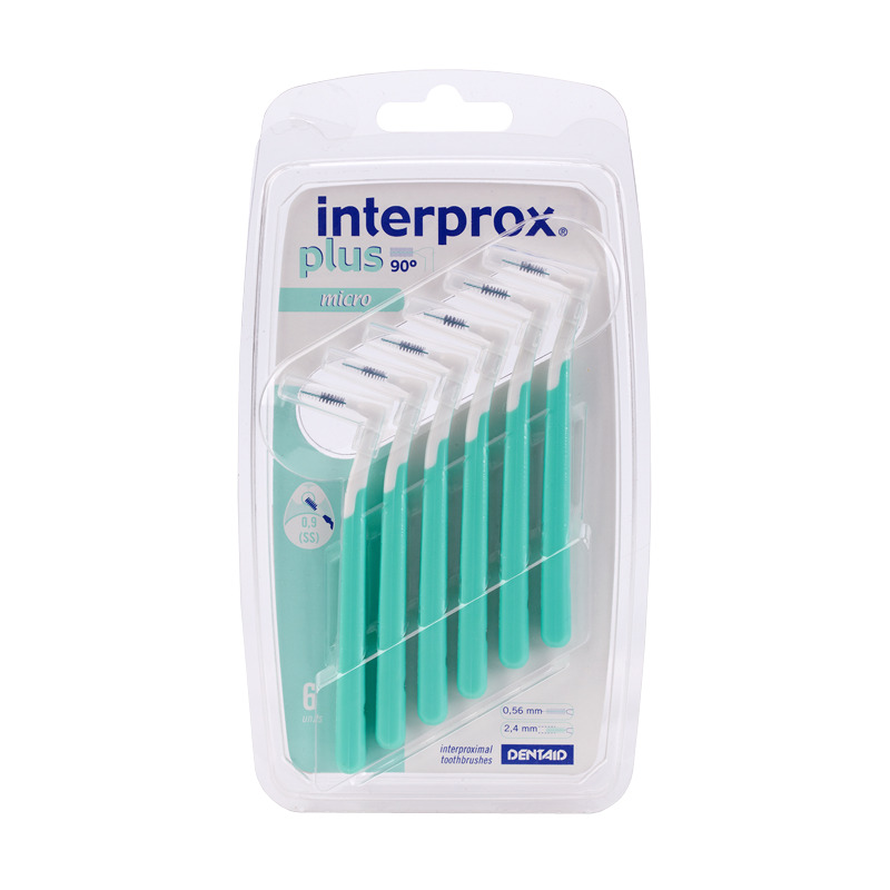 Межзубные ершики для брекетов Interprox Plus Micro, 6 шт (0,9 мм), 1 упаковка