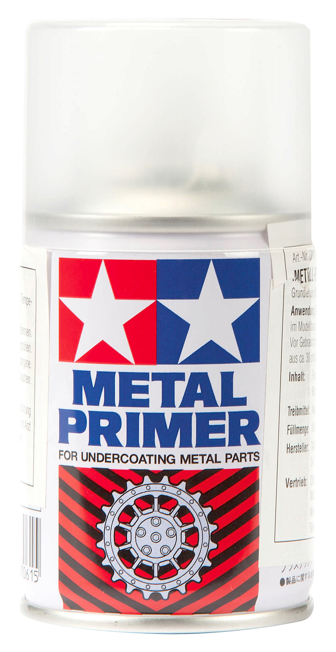 Tamiya Metal Primer, Грунтовка для металла, Прозрачная, Спрей 100 мл ...