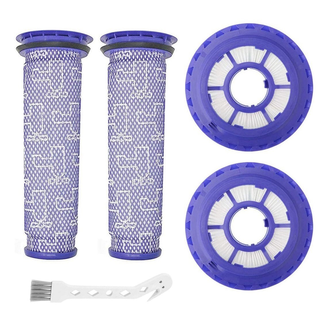 Post filters. 2 Pack pre-Filters and 2 Pack HEPA Post-Filters Replacements compatible Dyson v8 and v7 Cordless Vacuum Cleaners.