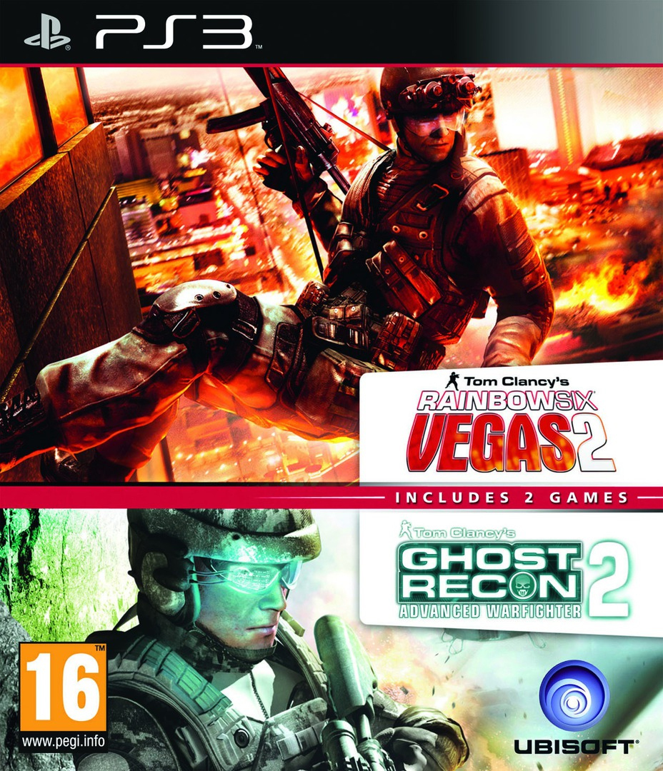 Игра Rainbow Six Vegas 2 / Ghost Recon Advanced Warfighter 2 (PlayStation  3, Английская версия) купить по низкой цене с доставкой в интернет-магазине  OZON (361408150)