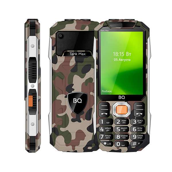 мобильный телефон bq tank max 3586, хаки