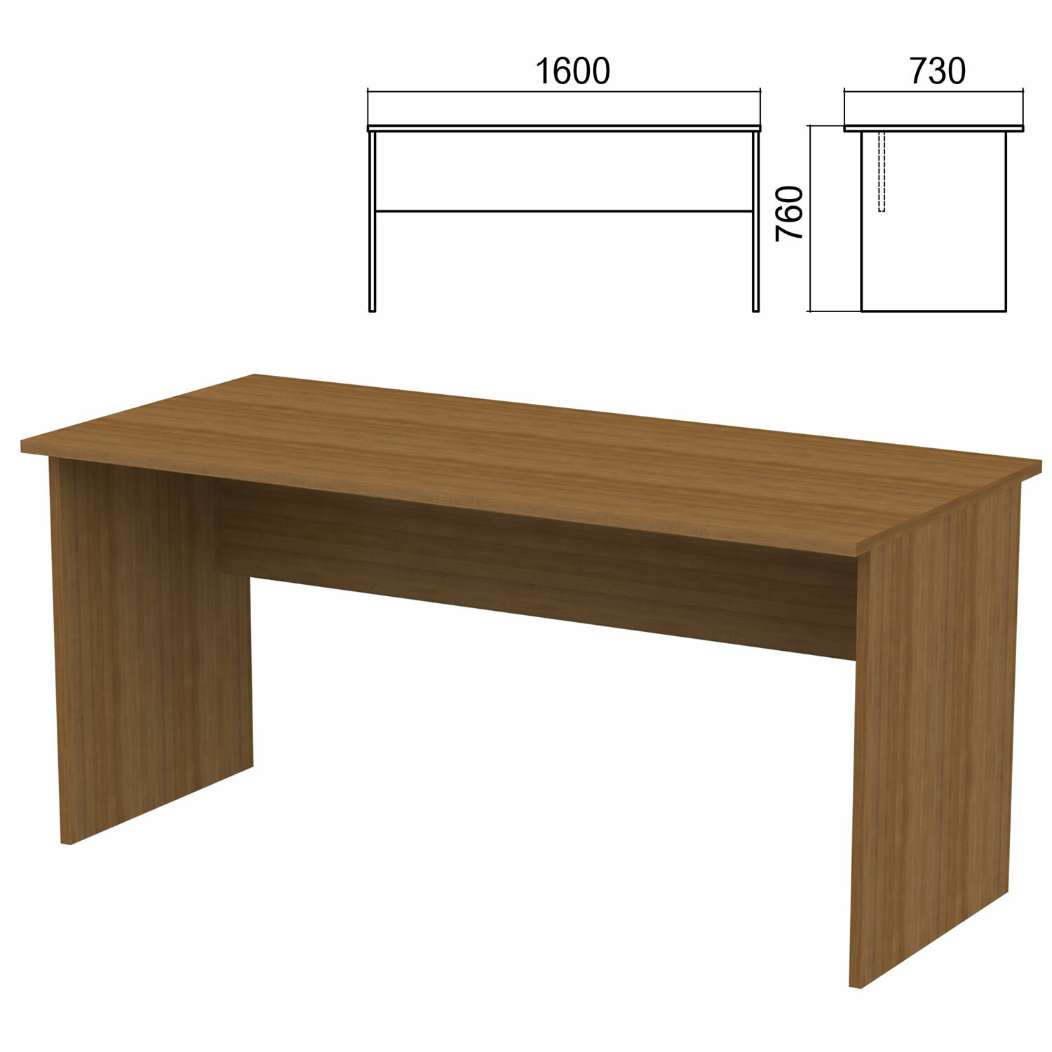 Стол письменный 90*60*75 бук