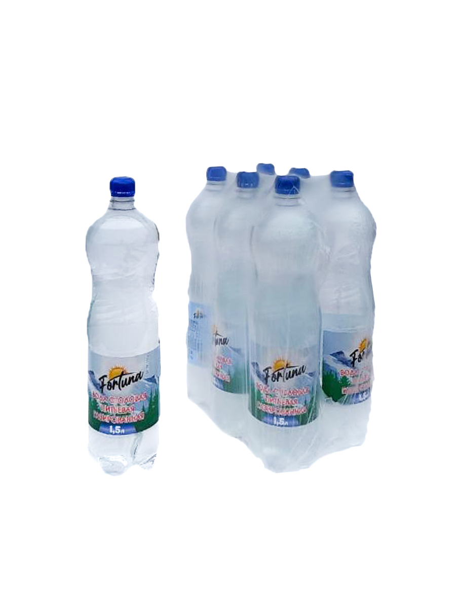 Фортуна водичка. Вода столовая негазированная. напиток фортуна. fortuna (6 штук).