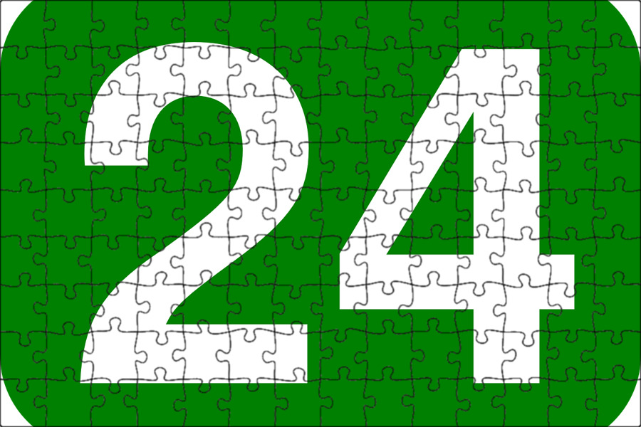 24 белых 20 черных. Цифра 24. Красивая цифра 24. Цифра 24 в зелёном. Зеленые цифры.