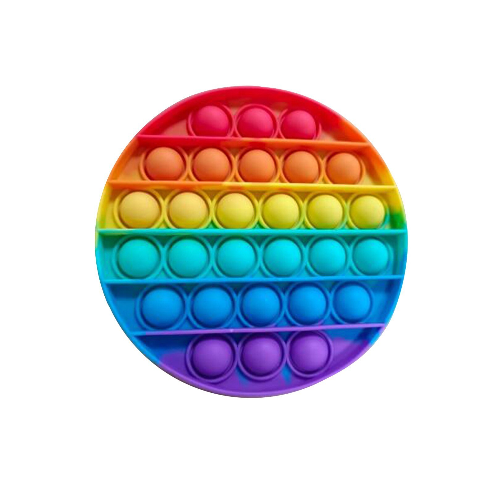 Rainbow Bubble Pop Fidget Детская игрушка Sensosory AutisiM Особые нуждаетс...