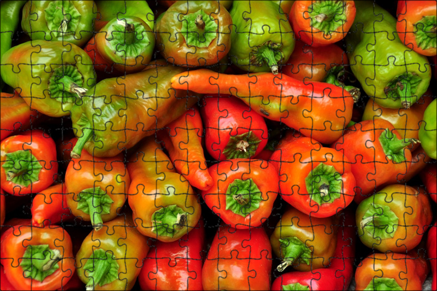 How many peppers do