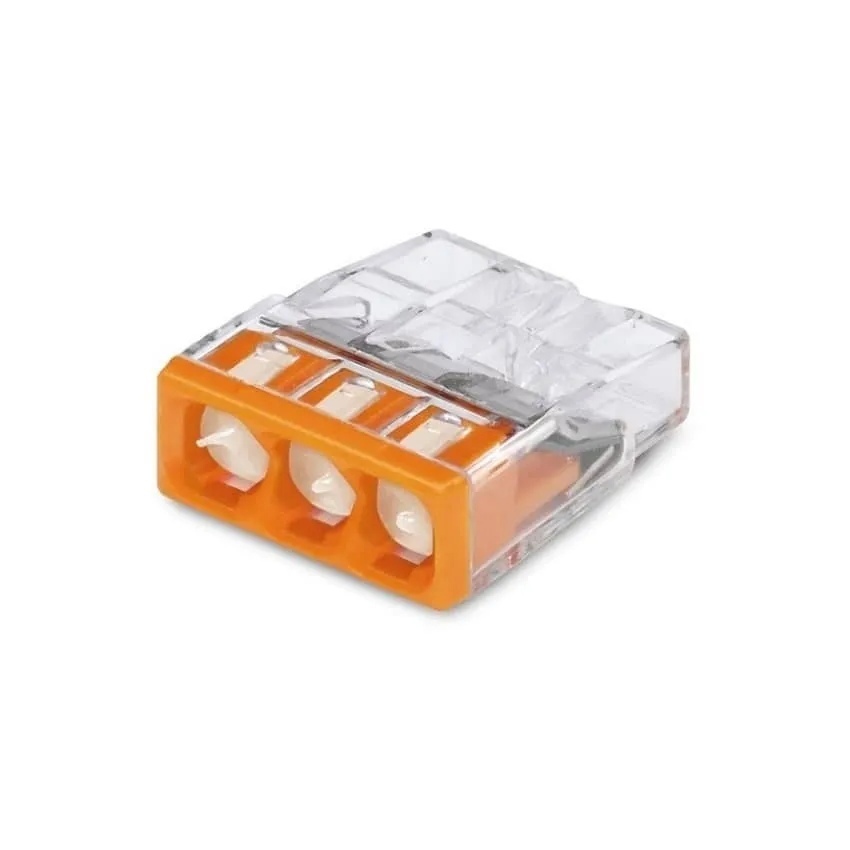 Клемма WAGO Cu/Al с пастой "Alu-Plus" 2273 (одножильных) 15 шт ...