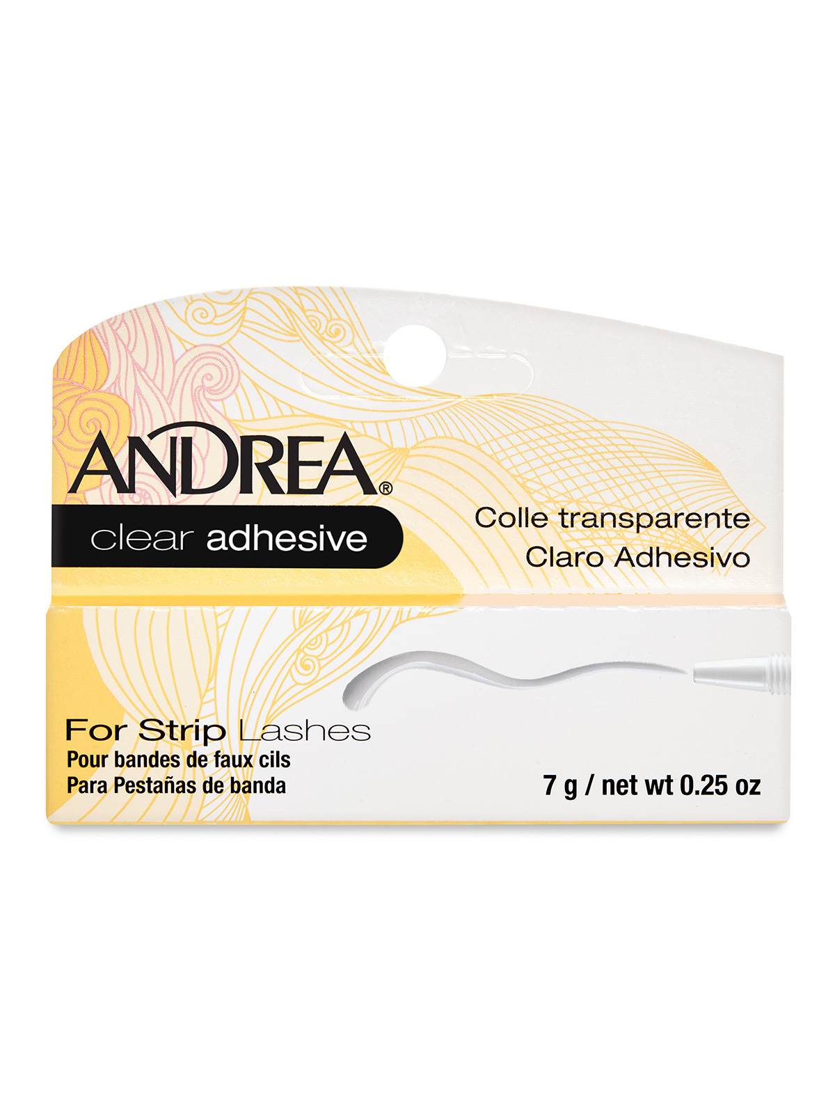  Andrea Clear Adhesive for Strip Lashes Клей для ресниц прозрачный,для чувствительной кожи, 7 г