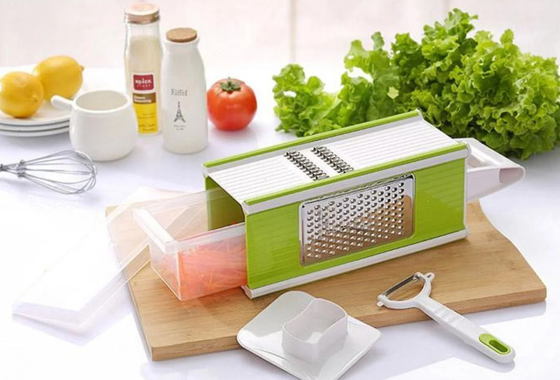 Терка, Фрукто-овощерезка Optmobilion Grater 5in1 - купить по доступным ...