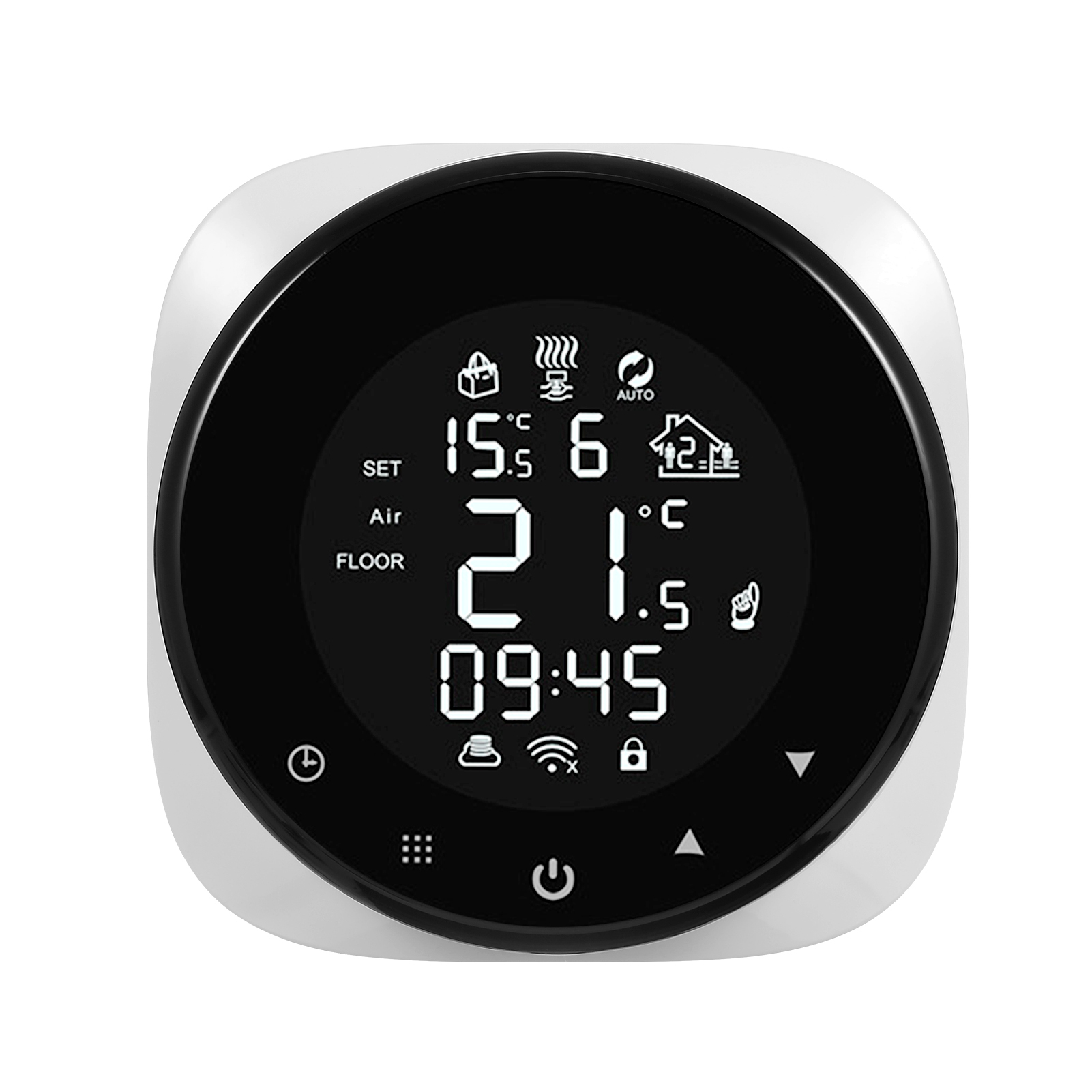 Tuya Wifi Smart Thermostat Цифровой регулятор температуры с ЖК-дисплеем и управлением через приложение