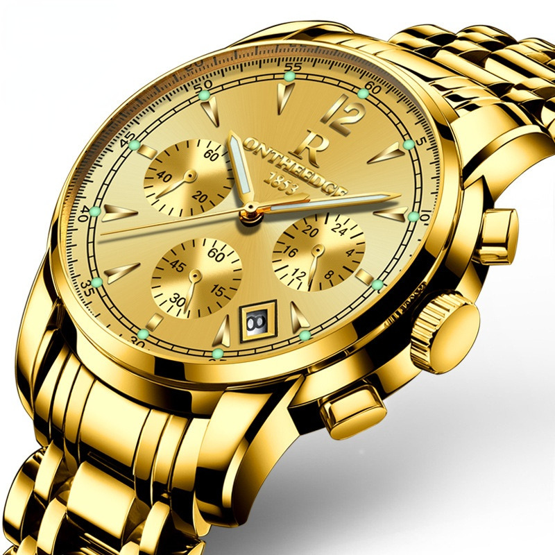 Часы наручные мужские швейцарские золотые