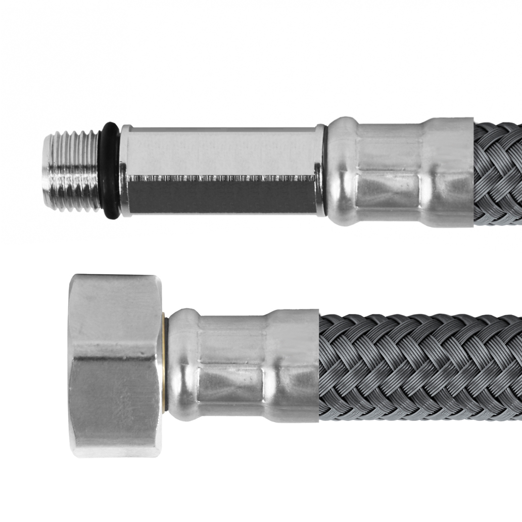 Подводка для смесителя 3/8\" ВР-10 мм 50 см длинный наконечник — купить ...