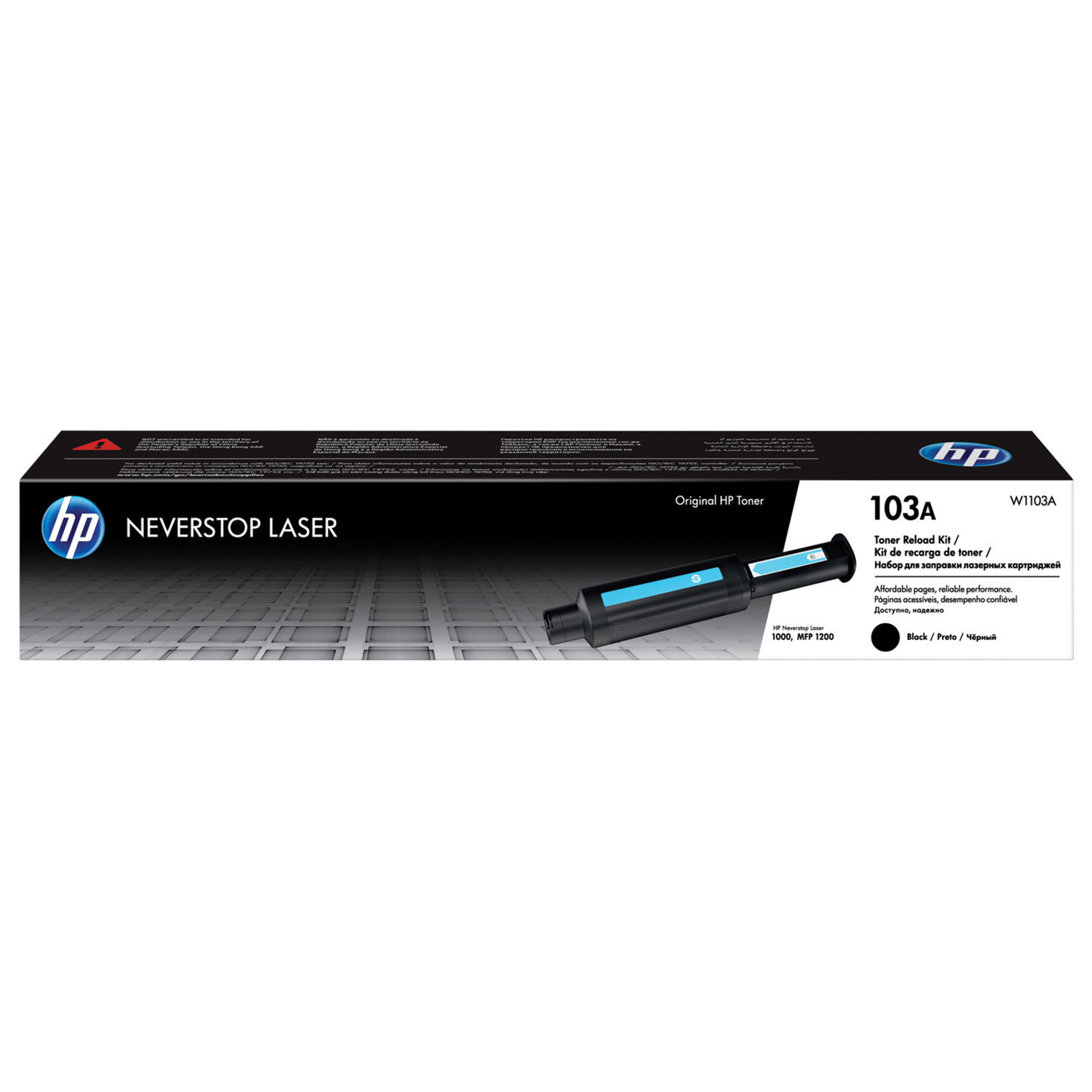 Заправочный комплект HP (W1103A) Neverstop Laser 1000a/1000w/1200a/1200w, ресурс 2500 страниц, оригинальный, 1ед. в комплекте