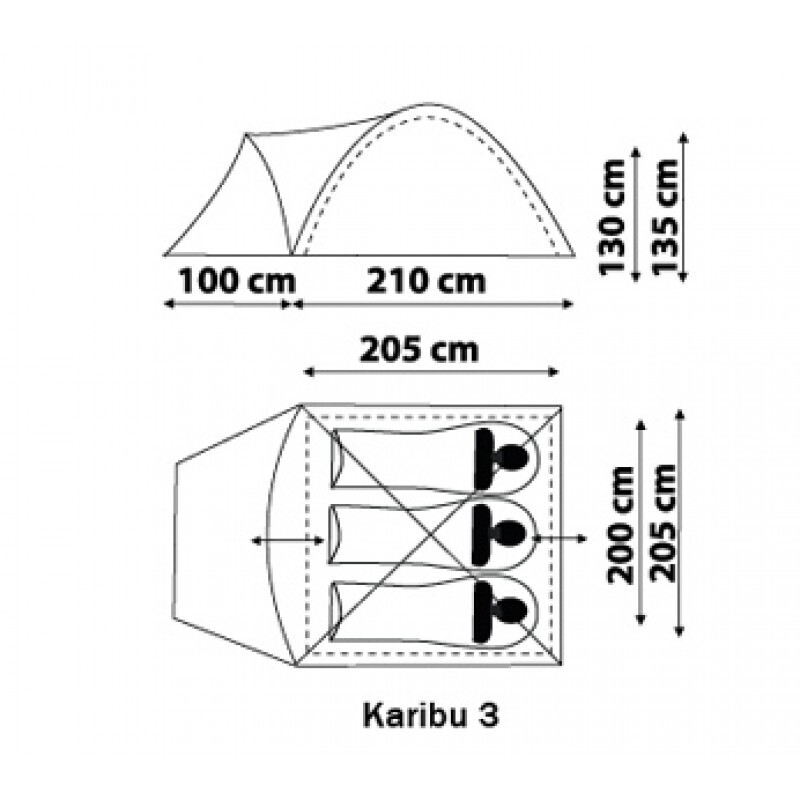 Палатка Канадиан Карибу 3 Купить