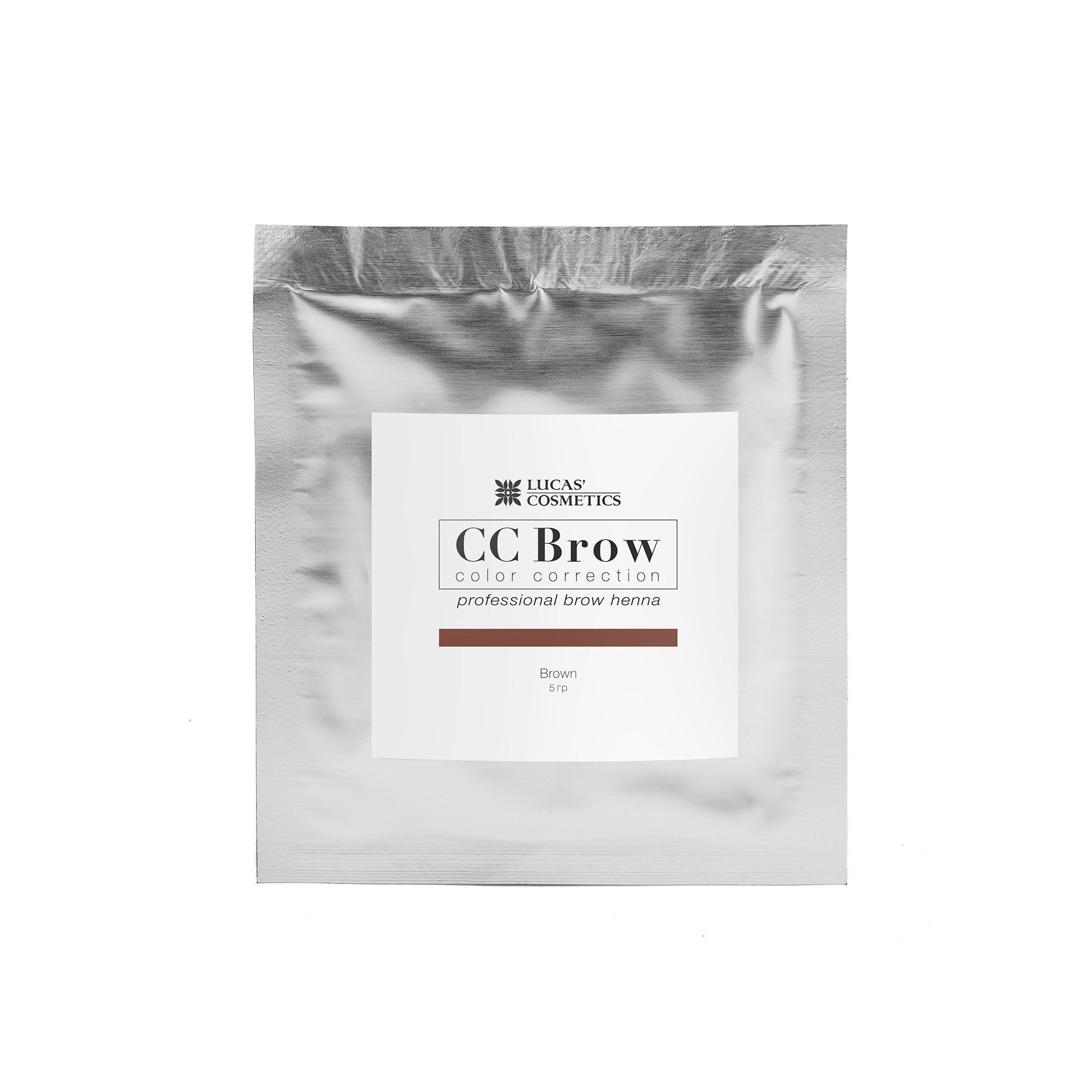 Хна для бровей CC Brow СС Броу (brown) в саше (коричневый), 5 гр