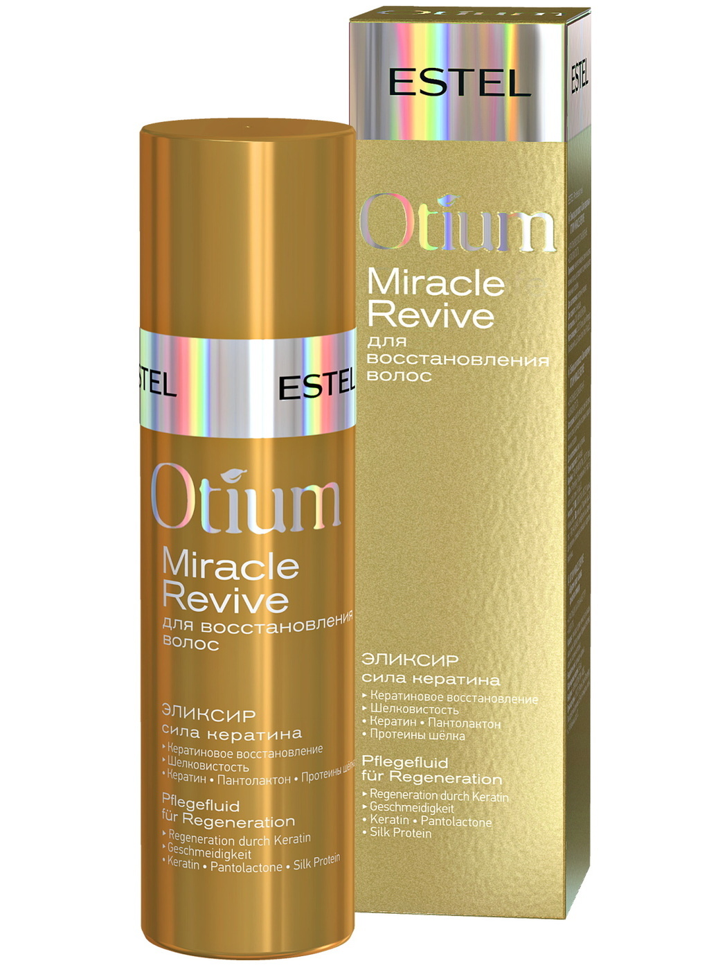 ESTEL PROFESSIONAL Эликсир OTIUM MIRACLE REVIVE для восстановления волос "Сила кератина" 100 мл