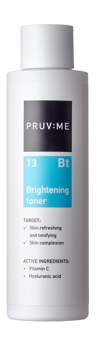 PRUV:ME Bt 13 Brightening toner Тоник с витамином С улучшающий цвет ...