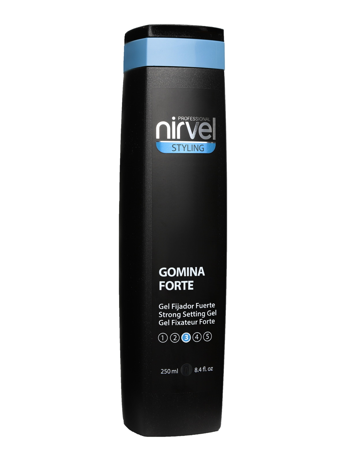 NIRVEL PROFESSIONAL Гель STYLING сильной фиксации эффект "мокрых" волос gomina forte 250 мл