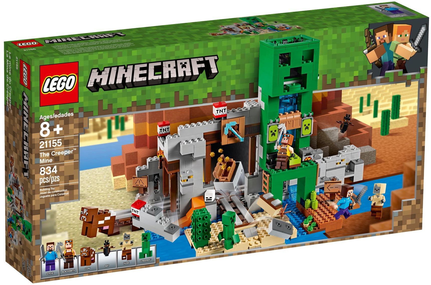 Конструктор LEGO Minecraft 21155 Шахта крипера