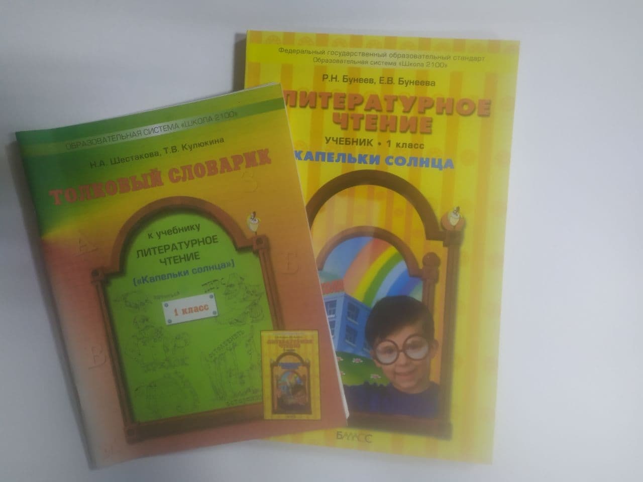 Комплект 1 класс. Бунеев Р.Н., Бунева Е.В. Литературное чтение 1 класс.  Учебник (Капельки солнца). Толковый словарик 1 класс к учебнику  литературное ...