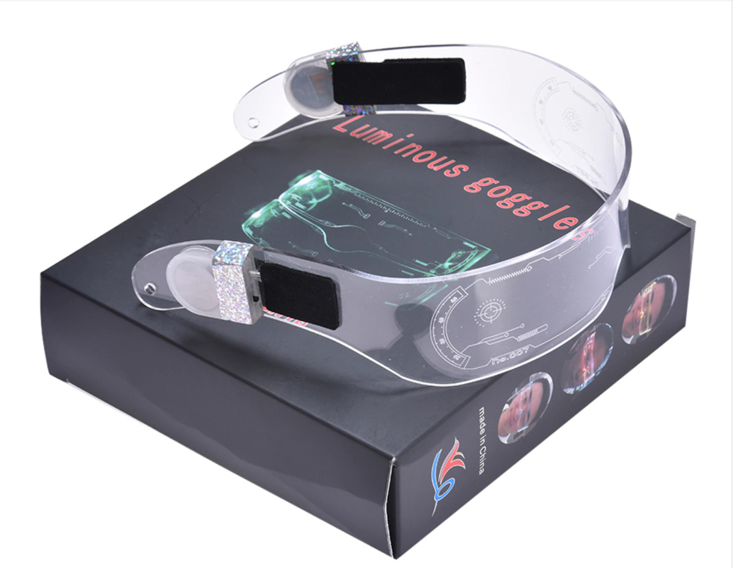 очки cyberpunk светящиеся led светодиодные фото 78