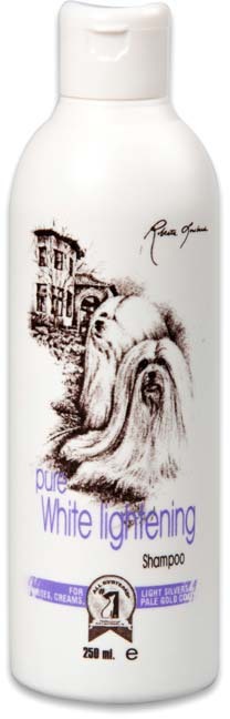 Шампунь отбеливающий для собак с белой шерстью. 1 All Systems Lightening Shampoo шампунь осветляющий 250 мл. 1 All Systems Whitening Shampoo шампунь отбеливающий для яркости окраса 250 мл. White Lightening шампунь для собак Pure. All Systems Pure White Lightening